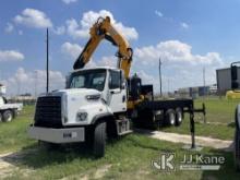 (Houston, TX) Effer EC365-4S, Knuckleboom Crane mounted behind cab on 2019 Freightliner 108SD T/A Fl
