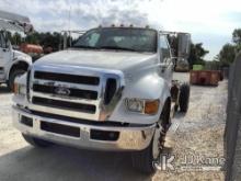 (Villa Rica, GA) 2015 Ford F750 Cab & Chassis No Key, Not Running, Condition Unknown, Bad Engine