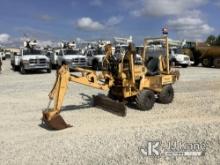 (Villa Rica, GA) 1999 Vermeer V3550A Rubber Tired Trencher Runs, Moves & Operates) (Outriggers Will