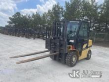 Yale GDP080VX Pneumatic Tired Forklift, (GA Power Unit) Runs & Operates
