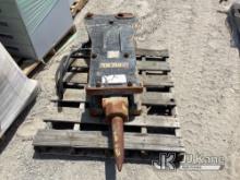 1 Husky Hydraulic Hammer/Breaker (Used) NOTE: This unit is being sold AS IS/WHERE IS via Timed Aucti