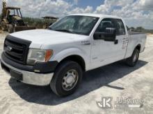 2014 Ford F150 4x4 Extended-Cab Pickup Truck Runs & Moves) (Check Engine Light On, Rust & Paint Dama