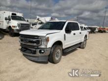 2021 Ford F250 4x4 Crew-Cab Pickup Truck, Wreck No Key Conditions Unknown,