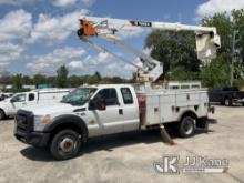 (South Beloit, IL) HiRanger LT40, Articulating & Telescopic Bucket Truck mounted on 2014 Ford F550 4