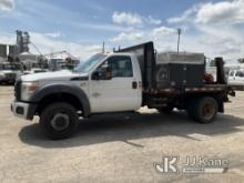 (South Beloit, IL) 2011 Ford F550 4x4 Flatbed/Service Truck Runs, Moves, Body Damage