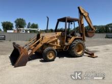 (South Beloit, IL) 1999 Case 480E Tractor Loader Backhoe Runs, Moves, Operates, Will Not Stay Runnin