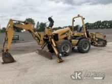 2017 Vermeer Corporation RTX750 Articulating Rubber Tired Trencher Runs, Moves, Operates