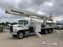 Versalift VST9000, Articulating & Telescopic Material Handling Bucket Truck rear mounted on 2015 Fre