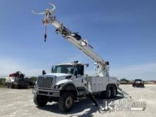 Altec D4065B TR, Digger Derrick rear mounted on 2013 International 7400 6x6 Utility Truck Runs, Move