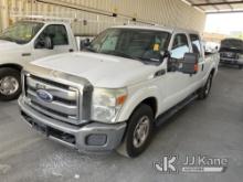 2011 Ford F-250 SD Crew-Cab Pickup Truck Runs & Moves, Paint Damage