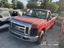 2008 Ford F-350 SD Regular Cab Pickup 2-DR Not Running, No Key, Stripped Of Parts