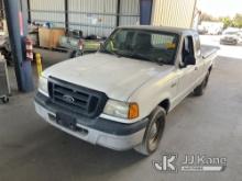 2005 Ford Ranger Extended-Cab Pickup Truck Runs & Moves, Running Rough, Paint Damage, Body Damage