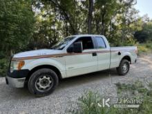 2013 Ford F150 Extended-Cab Pickup Truck Runs & Moves, Cracked Windshield, Rust & Body Damage, Selle
