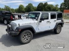 2015 Jeep Wrangler Unlimited Rubicon 4x4 4-Door Sport Utility Vehicle Runs & Moves, Engine Light On,