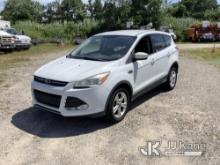 2013 Ford Escape 4x4 4-Door Sport Utility Vehicle Runs & Moves, Check Engine Light On, Low Coolant M