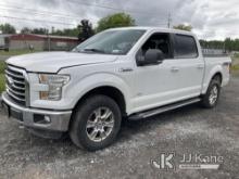 2016 Ford F150 XLT 4x4 Crew-Cab Pickup Truck Not Running, Condition Unknown, Electrical Issues, DO N