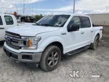 2018 Ford F150 4x4 Crew-Cab Pickup Truck Not Running, Condition Unknown, No Crank, Seller States - N