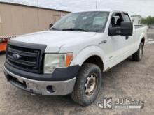 2013 Ford F150 4x4 Extended-Cab Pickup Truck Runs & Moves, Ck Eng. Light On, Air Bag Light On, Rust 