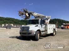 Altec AT40C, Non-Insulated Cable Placing Bucket rear mounted on 2012 International Durastar 4300 Uti