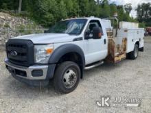 2016 Ford F450 4x4 Service Truck Runs & Moves) (Compressor Cranks, Not Running, Operating Condition 