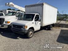 2003 Ford E450 Cutaway Van Body Truck Bad Engine, Not Running Condition Unknown, Body & Rust Damage