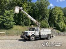 Pico PCPT-33, Telescopic Non-Insulated Cable Placing Bucket Truck mounted behind cab on 2002 Interna