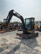 2014 John Deere 35G Mini Hydraulic Excavator Runs, Moves & Operates, Rust Damage