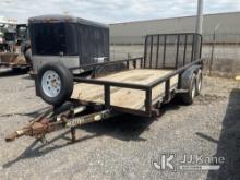 2017 Kaufman FBS-3.5K T/A Tagalong Flatbed Trailer Body & Rust Damage