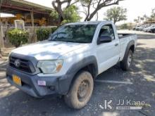 2013 Toyota Tacoma 4x4 Pickup Truck Runs and Moves, Check Engine And Maintenance Required Lights On