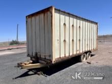 (Holbrook, AZ) Mobile Mini Container Mounted on T/A Tagalong Trailer (No Title) (Condition Unknown N