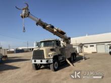 (Imperial, CA) Altec D3060B-TR, Digger Derrick rear mounted on 2016 Freightliner 108SD T/A Utility T