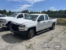 2017 Chevrolet Silverado 1500 Extended-Cab Pickup Truck Engine Runs, Wrecked) (Operating Condition U