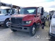 2015 International TerraStar Cab & Chassis Not Running, Condition Unknown, No Crank, Former Bucket T