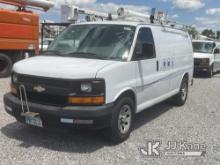 2013 Chevrolet Express G1500 Cargo Van Runs & Moves) (Body Damage, Electrical Issues, Shuts Off Inte