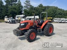 2014 Kubota M8560D 4x4 Utility Tractor Runs & Moves) (PTO Engages) (Seller States: Transmission Issu