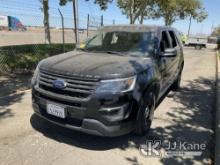 2018 Ford Explorer AWD Police Interceptor 4-Door Sport Utility Vehicle Runs & Moves) (Missing Backse