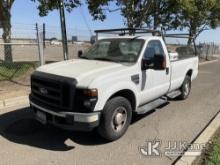 2008 Ford F250 Pickup Truck Runs & Moves) (Check Engine Light On. Body Damage
