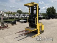 2003 Hyster R30XMS Stand-Up Forklift Order Picker Runs, Moves & Operates