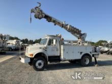 (China Grove, NC) Telelect Commander 4045, Digger Derrick rear mounted on 2002 International 4800 4x