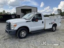 2016 Ford F250 Service Truck Runs & Moves) (Paint Damage