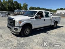 2013 Ford F250 4x4 Crew-Cab Service Truck Runs & Moves