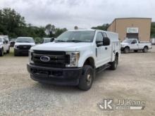 2019 Ford F250 4x4 Extended-Cab Service Truck Runs & Moves, Rust Damage