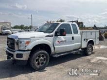 2015 Ford F250 4x4 Extended-Cab Service Truck Runs & Moves, Body & Rust Damage, Driver Door Does Not