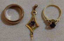 10KT GOLD AND AMETHYST JEWELRY!!