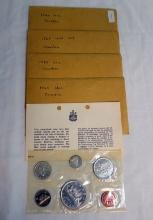 (4) 1965 Canadian Uncirculated Sets