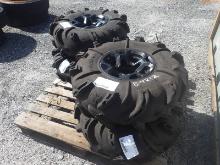 8-04212 (Equip.-Parts & accs.)  Seller:Private/Dealer (4) 30X10-12 ATV TIRES ON