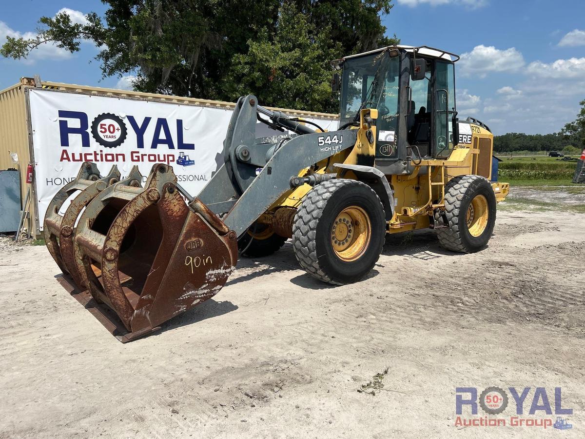 2004 John Deere 544J High Lift Articulated Wheel Loader