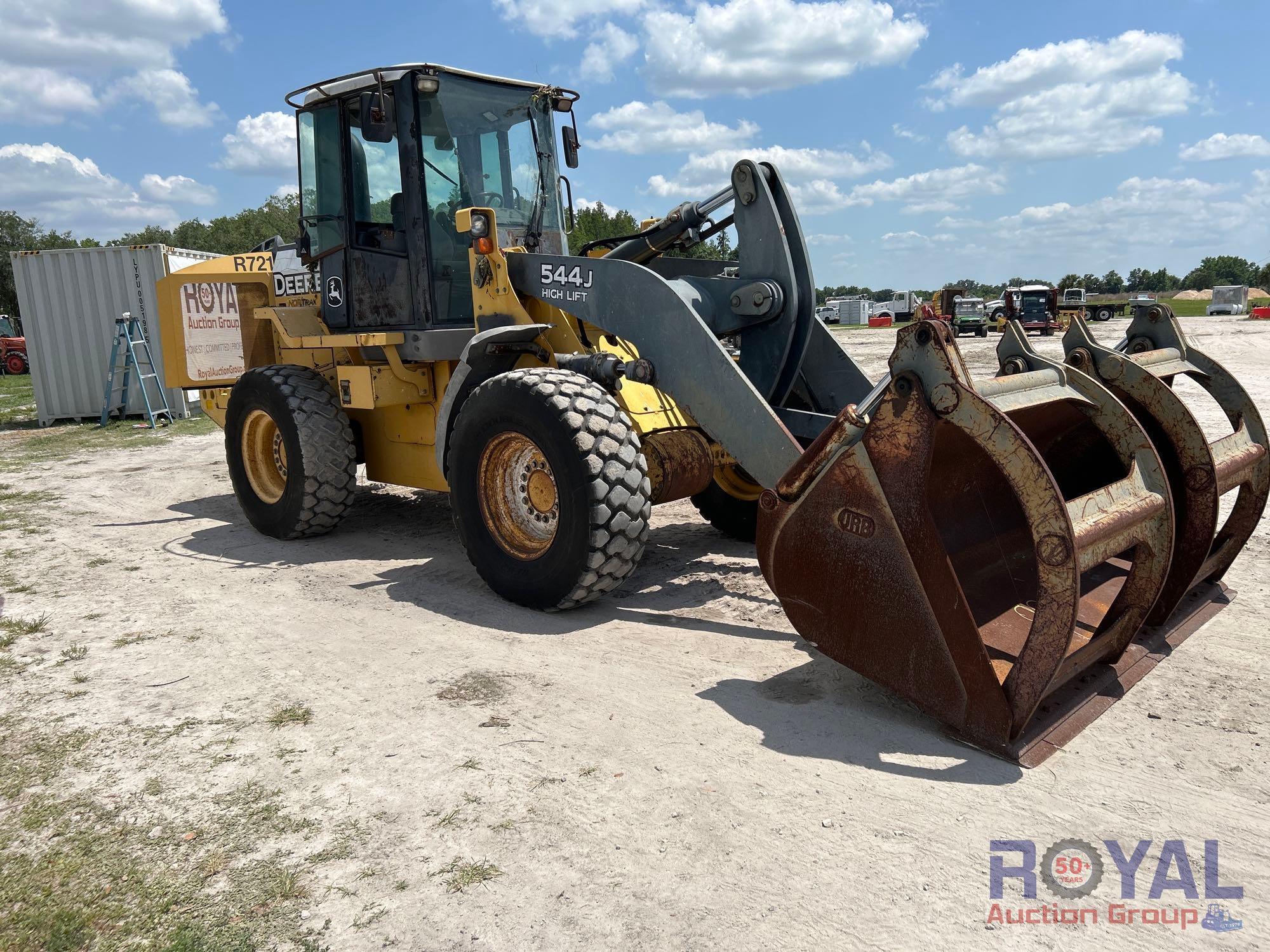 2004 John Deere 544J High Lift Articulated Wheel Loader