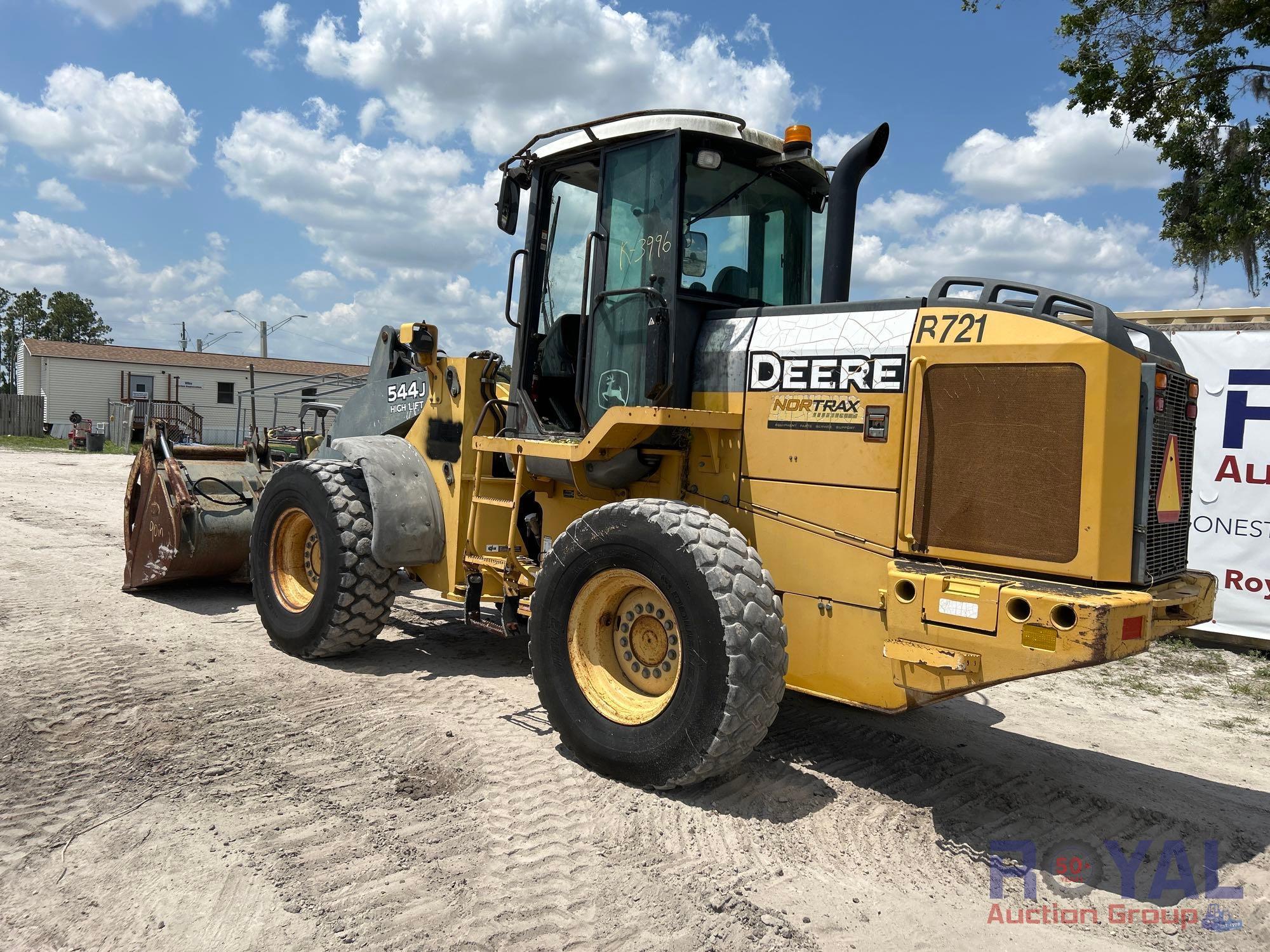 2004 John Deere 544J High Lift Articulated Wheel Loader