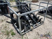 2024 3500 Nm Auger Skid Steer Attachment